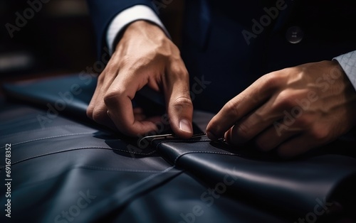 A tailor repairs a suit © piai