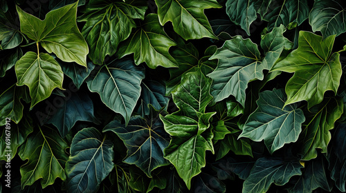 Lush Green Ivy Leaves