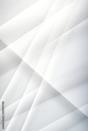 Simple intersecting lines in white on a white background background