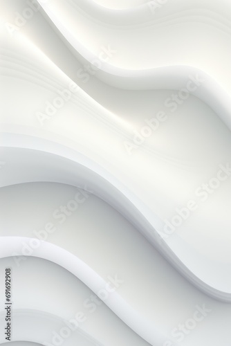 Minimalistic white waves or curves background