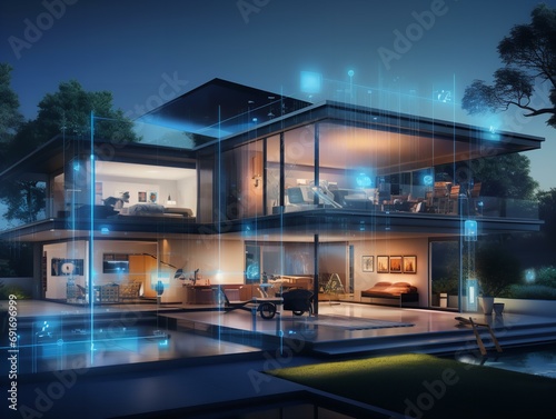 Seamless Smart Home Automation AI Generated © VisualMarketplace