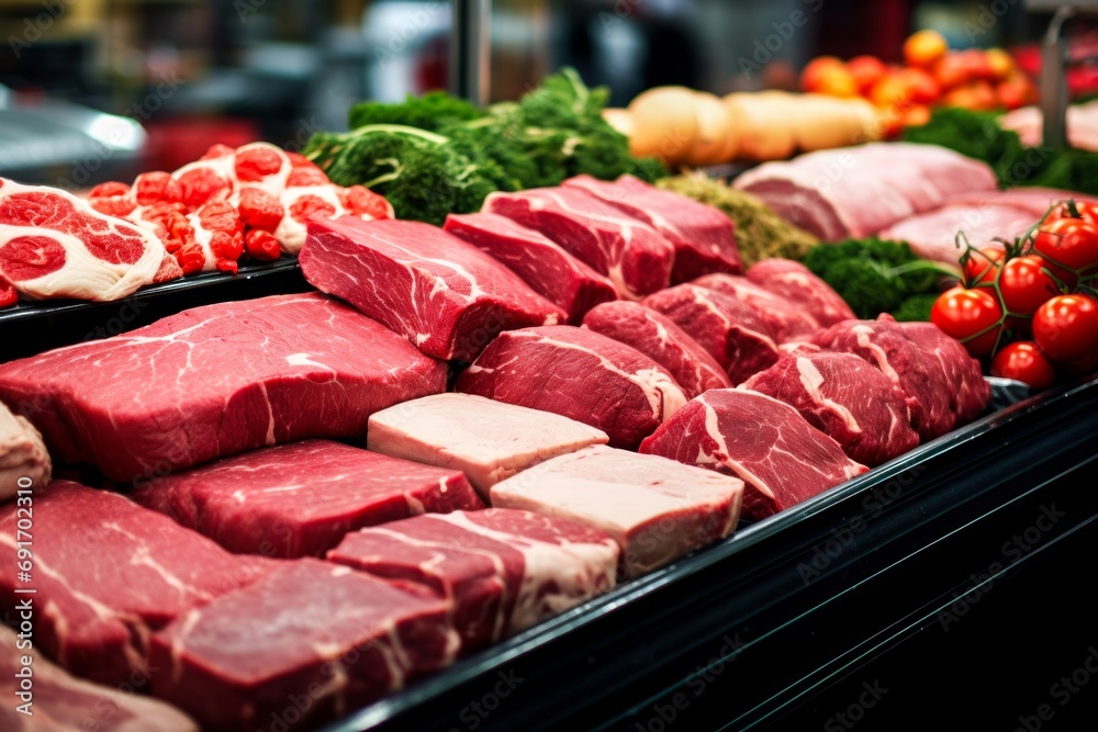 Fresh Meat Display at Butcher
Fresh Meat Display at Butcher