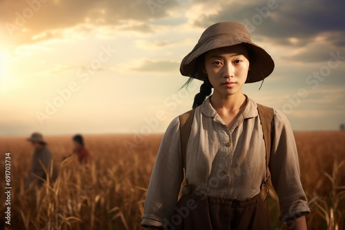 Vietnamese woman faithfully dedicated to rice cultivation