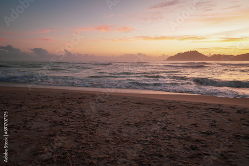 Sunrise on Brazilian Beach - Florianopolis 