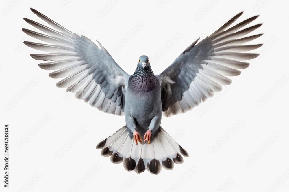 Flying pigeon - obrazy, fototapety, plakaty 