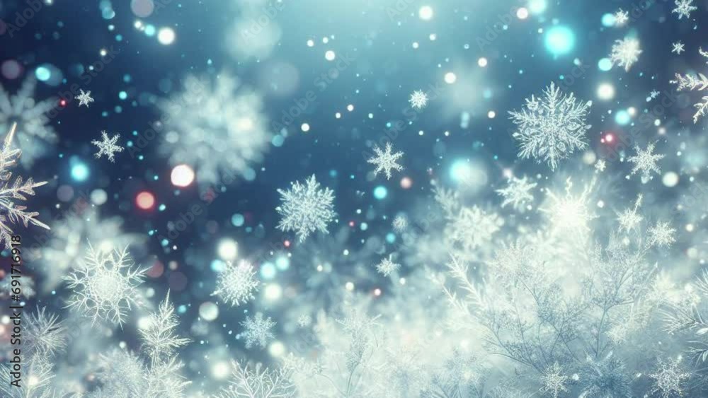 blue background with snowflakes blue background with snowflakes