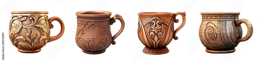 Vintage Wooden Cup