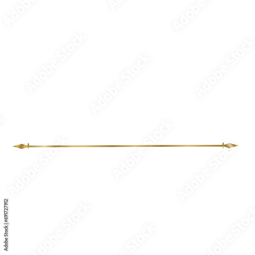 Gold line Border 