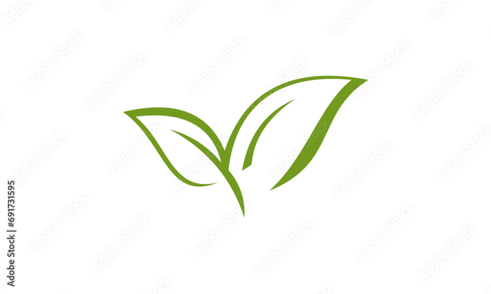 green sprout in the form of a plant green sprout in the form of a plant