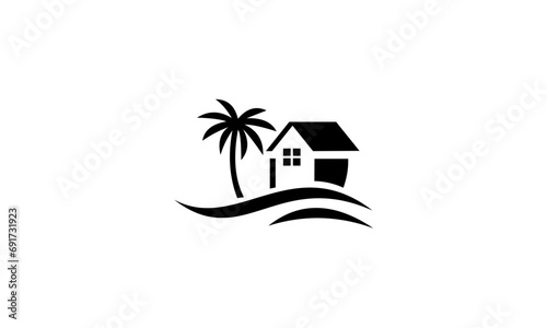 beach house vector