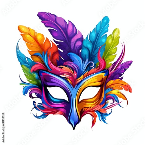 Carnival mask. Creative mask brazil venice masquera © mh