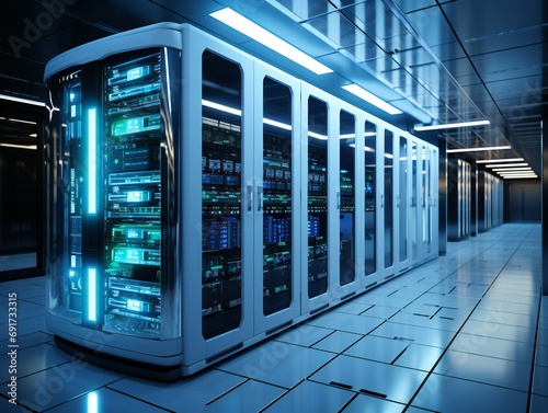 server room data center wit...