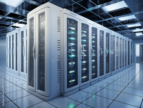 server room data center wit...