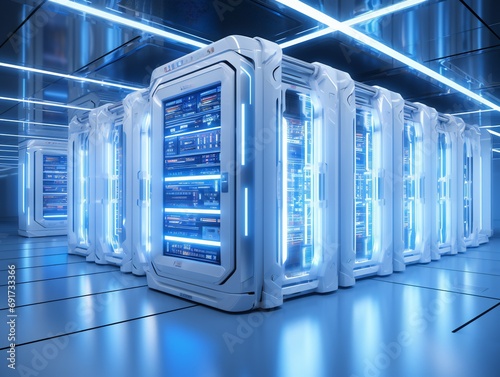 server room data center wit...