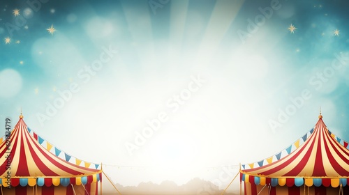 Circus frame background circus tent background with copy space