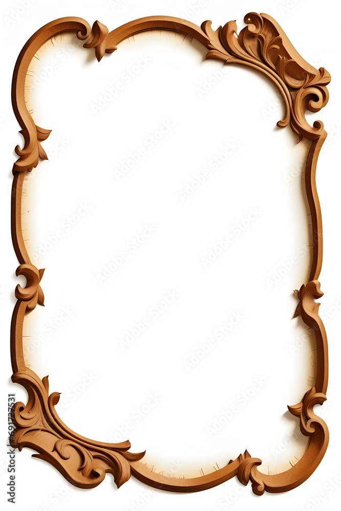Old Border Frame Illustration Copy Space Area Old Border Frame Illustration Copy Space Area