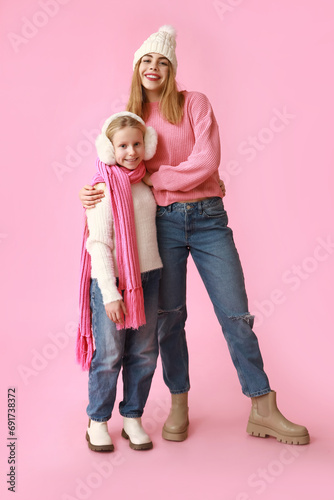 Happy mother and daughter i...