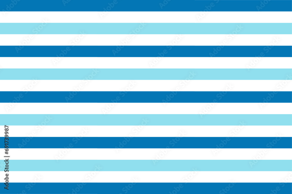 Horizontal blue striped background - obrazy, fototapety, plakaty 