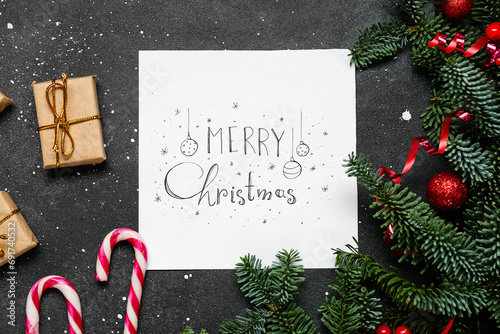 Composition with Christmas ...