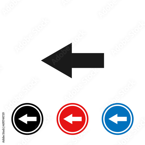 Free Download left arrow sign - GFXLoad