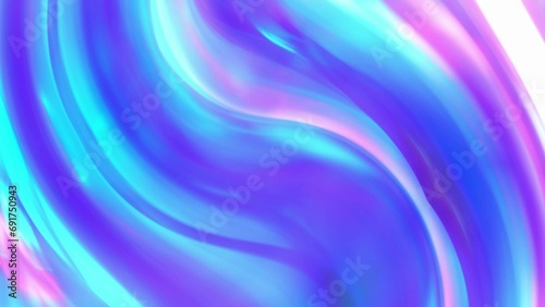 Blue Purple Pink Magenta light rays flash and glow. Optical Crystal Prism Beams. Blurred pastel unicorn background © Fevziie