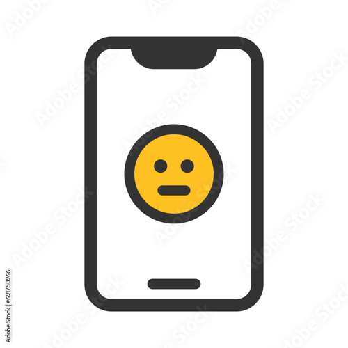 顔のマーク スマホアイコン