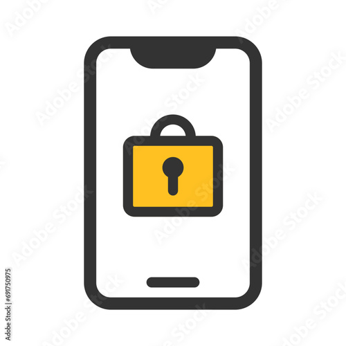 ロック　鍵　スマホアイコン