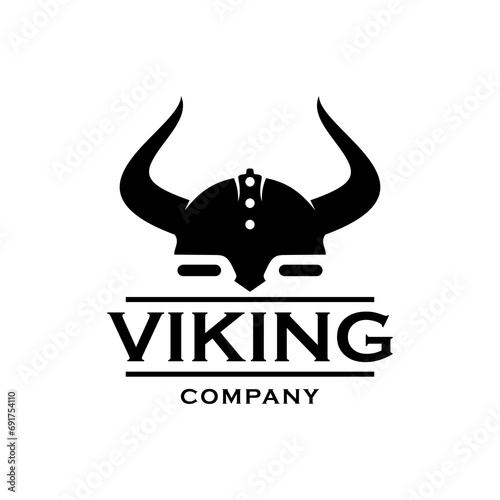 Ancient Viking Armor Helmet Warrior Silhouette
