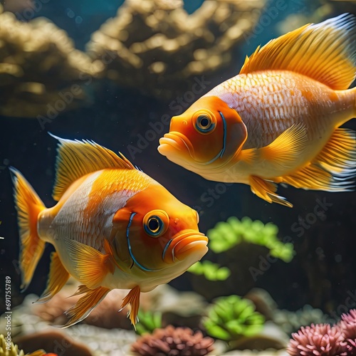 fish in aquarium