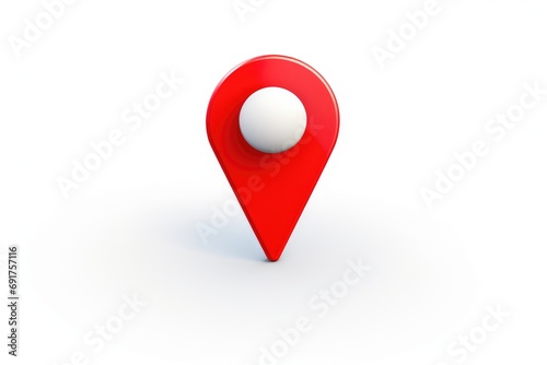 Free Download pin location icon for navigation or map, Generative Ai - GFXLoad