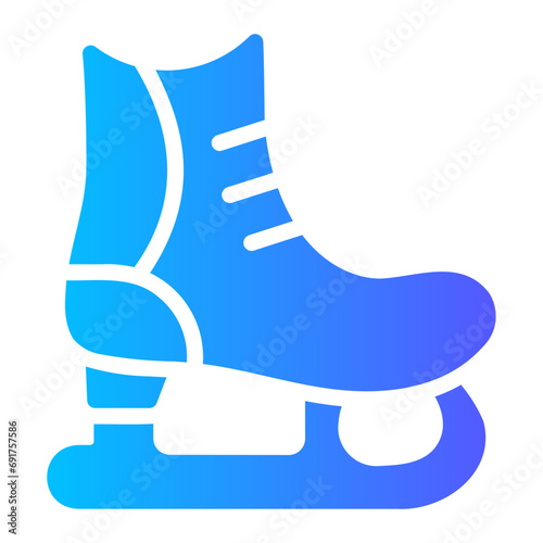 ice skating Gradient icon