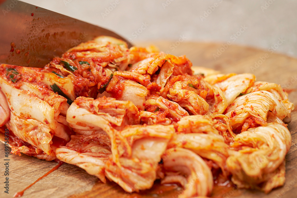 Kimchi, Korean spicy pickles dish Kimchi, Korean spicy pickles dish