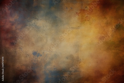 Stained canvas grunge background, Generative AI 