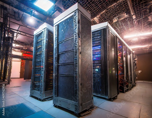 データセンターのサーバのイメージ
