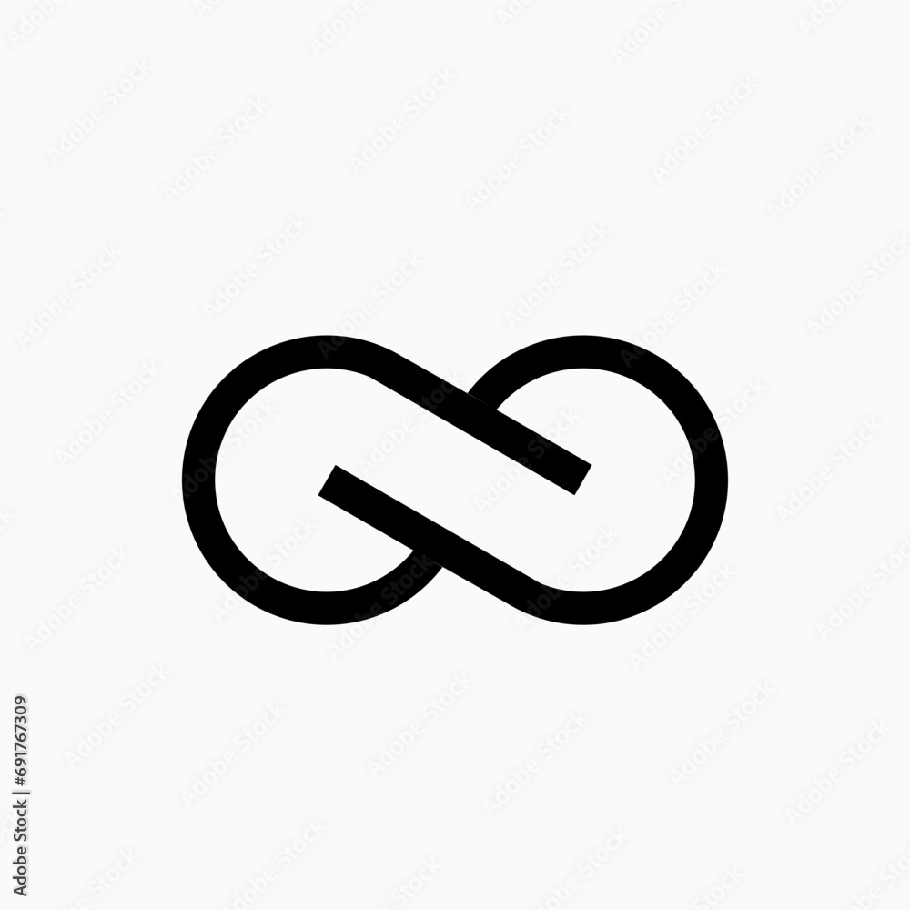 Infinity Icon. Forever, Endless Symbol - Vector. Infinity Icon. Forever, Endless Symbol - Vector.