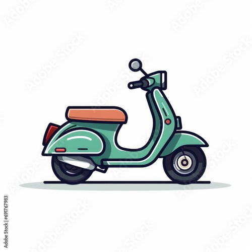 Scooter motorbike icon  AI generated Image