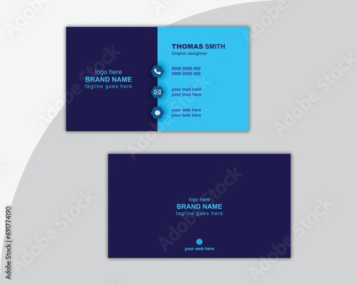 Creative and modern business card template 