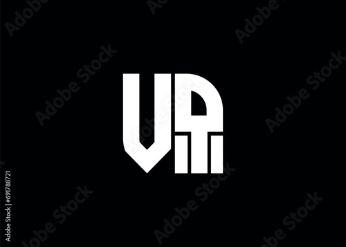 Monogram Letter VQ Logo Design vector template
