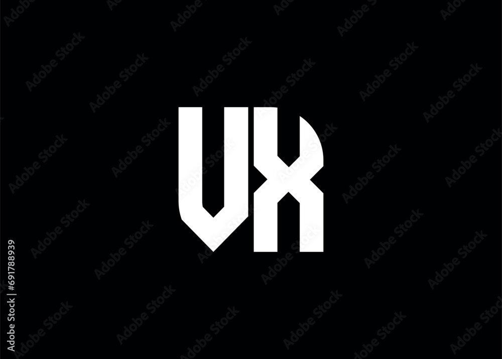 Monogram Letter VX Logo Design vector template Monogram Letter VX Logo Design vector template