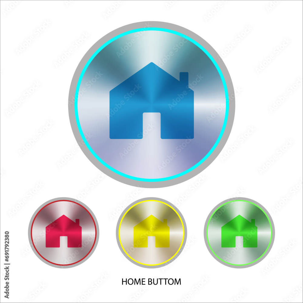 Home icon on button. House and Home icon symbol sign. House push button icon. Mobile app icons. Device UI UX mockup. Home icon on button. House and Home icon symbol sign. House push button icon. Mobile app icons. Device UI UX mockup.