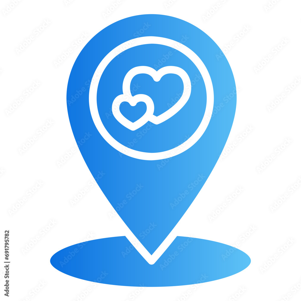 location gradient icon location gradient icon