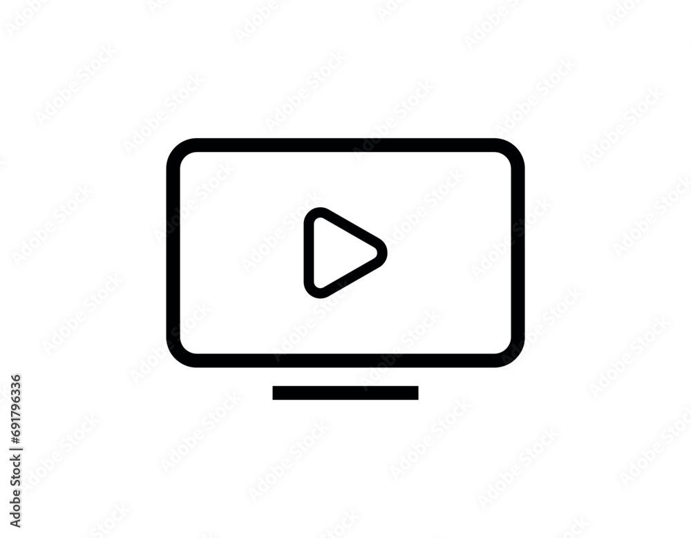 webcast icon on white background webcast icon on white background