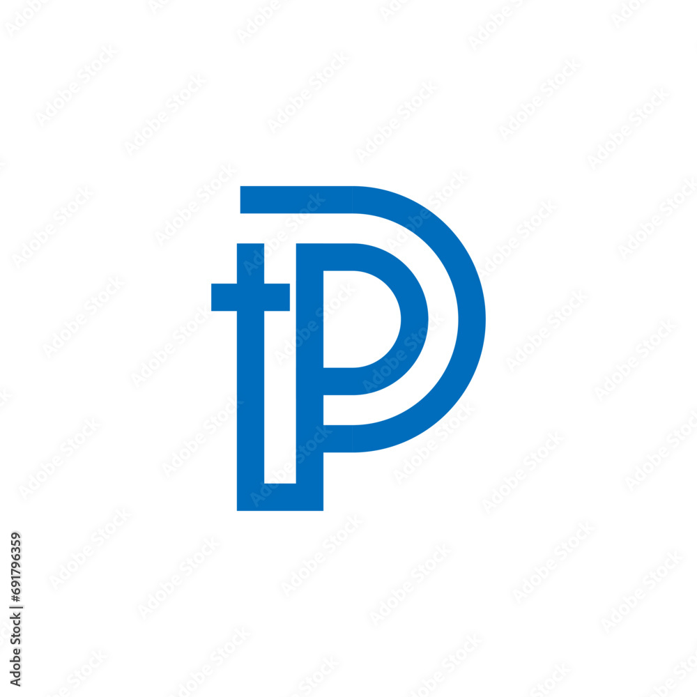 P Cross Christian Logo Design Vector P Cross Christian Logo Design Vector