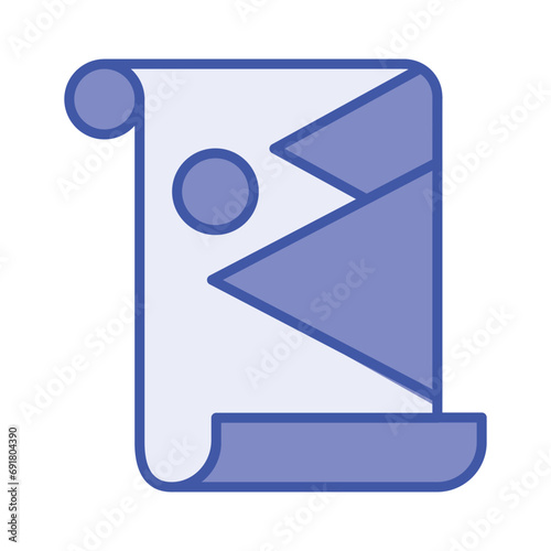 Grab this carefully crafted vector of pictures in trendy style, easy to use icon