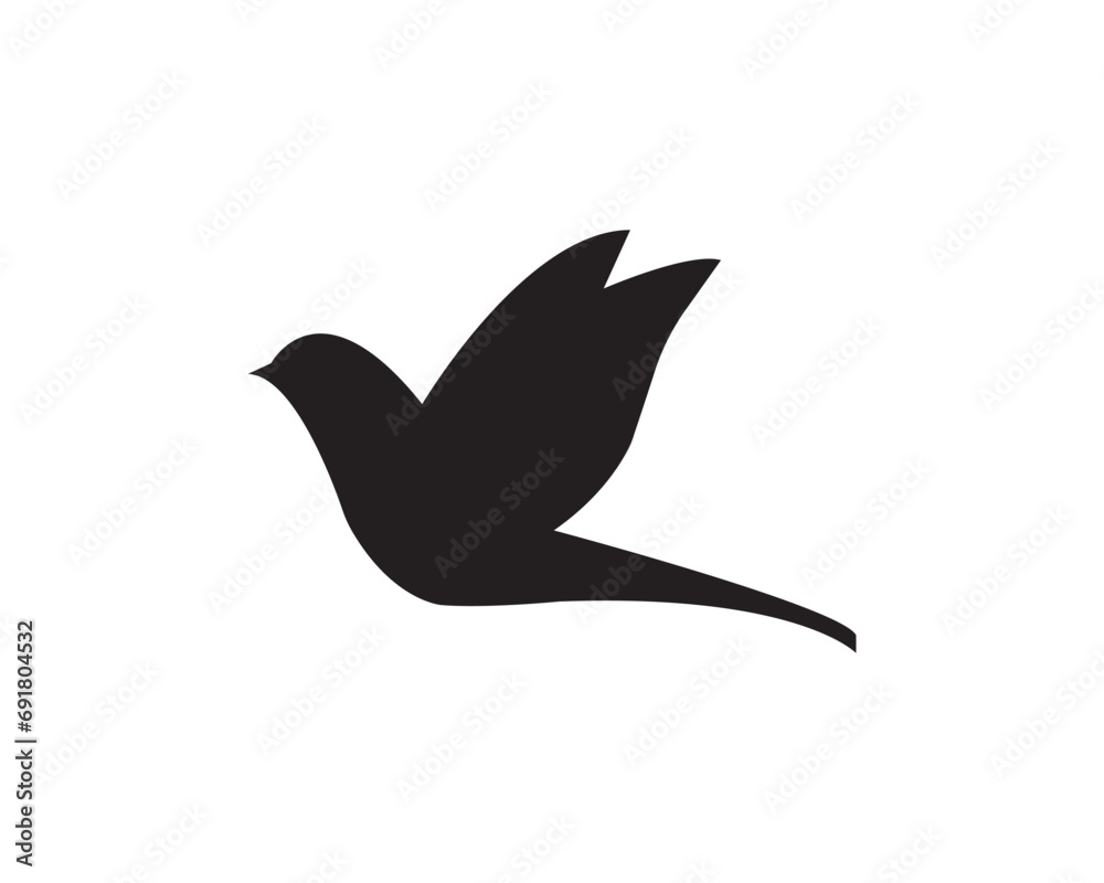 Bird flying icon vector symbol design illustration Bird flying icon vector symbol design illustration