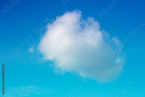 Natural blue cloudy sky. Sky texture  abstract nature background