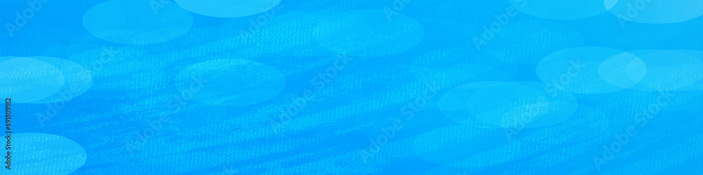 Fototapeta premium Blue bokeh background for seasonal, holidays, event celebrations and various design works