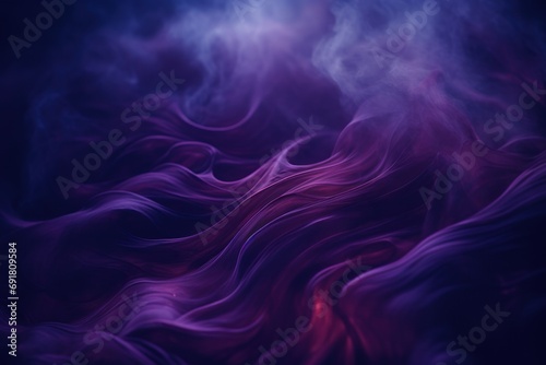  a purple and blue background with a black background and a red and white swirl on the left side of the image.