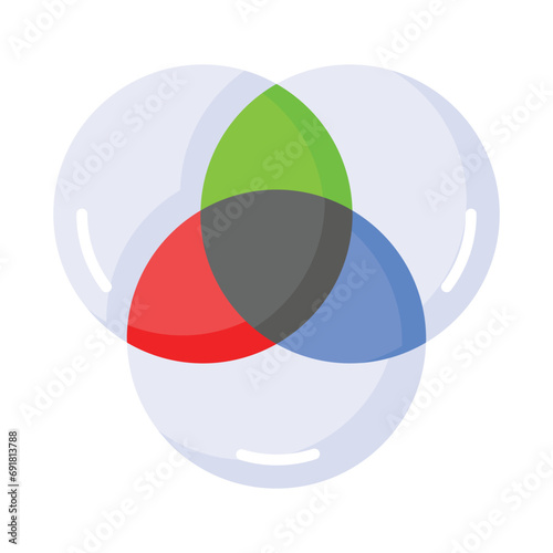 Check this carefully crafted colors Scheme vector in trendy style