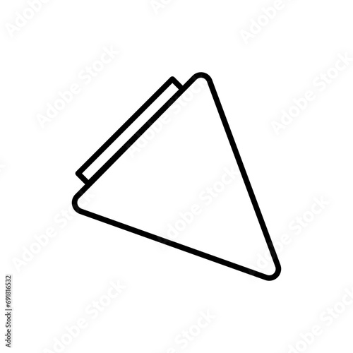 napkin line icon